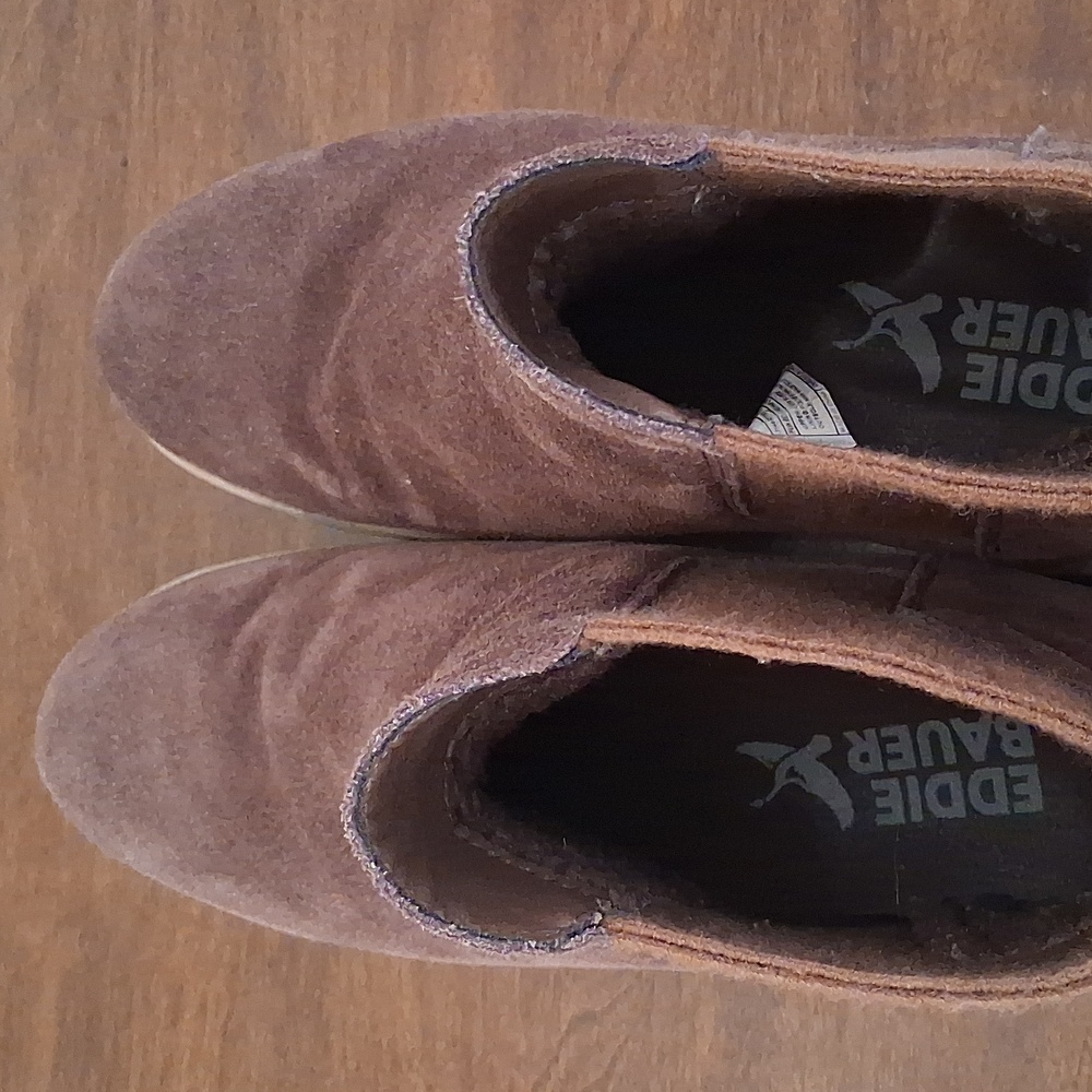 Eddie Bauer Bellingham Brown Suede Chelsea Boots Size 11 View 5